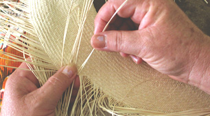 Tejeduría en palma de Iraca