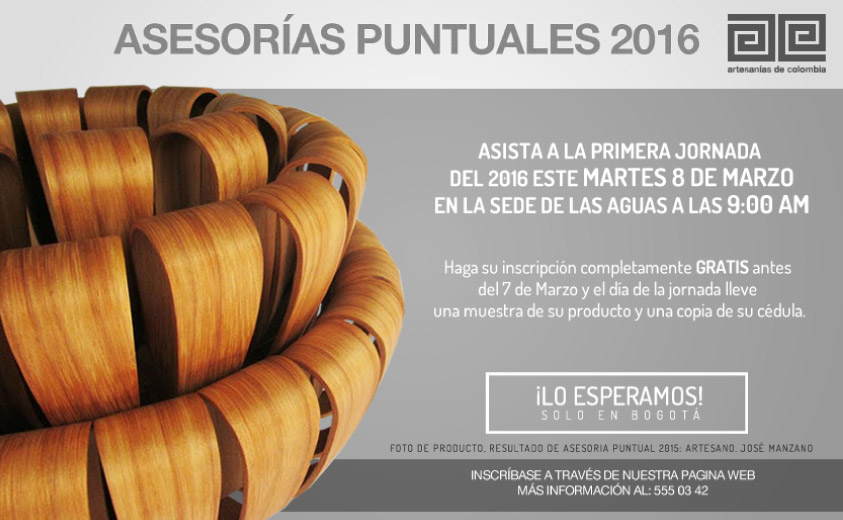 Asesorías puntuales marzo 2016