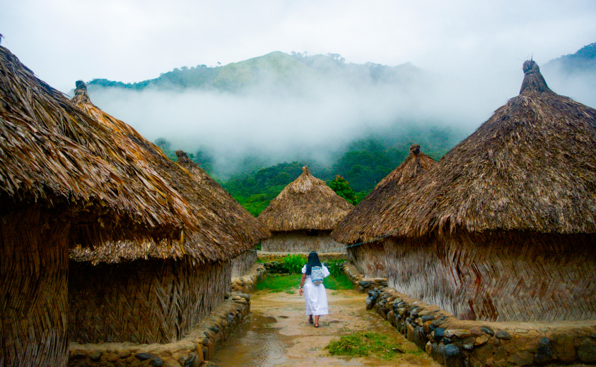 Comunidad Arhuaca en la Sierra Nevada de Santa Marta