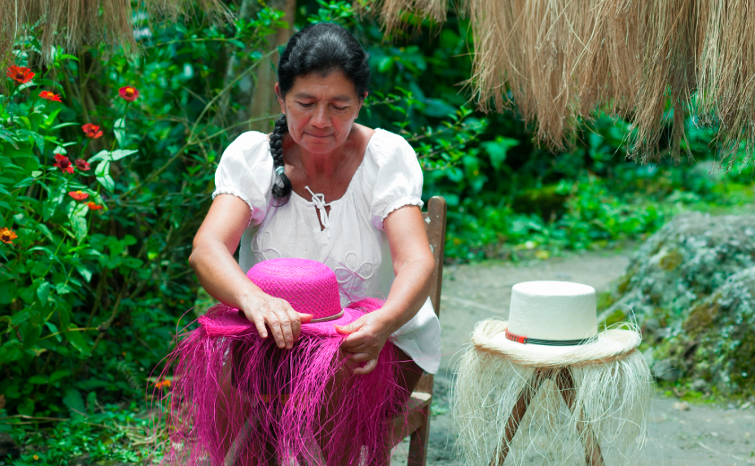 Madre artesana María Carmela Vallejos