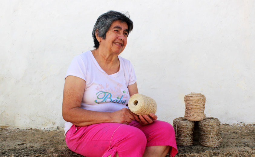 Maestra artesana María Patrocinia Pimiento