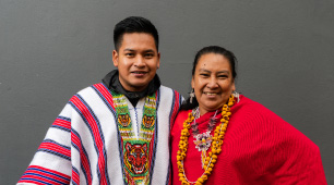 Fotografía de una pareja de artesanos 