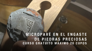 Curso de Formación complementario Engaste para joyería: Técnica micropavé.