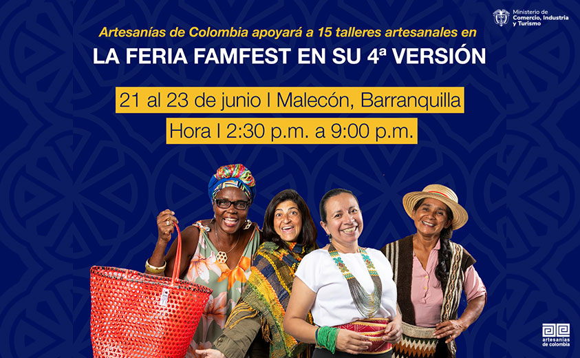 15 artesanos participarán en el Famfest Barranquilla 2024