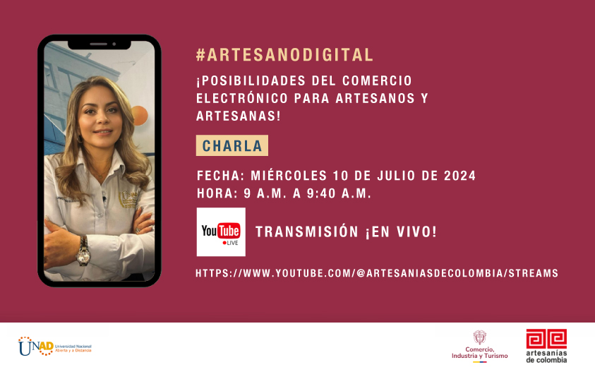 Charla ¡Posibilidades del comercio electrónico para artesanos y artesanas!