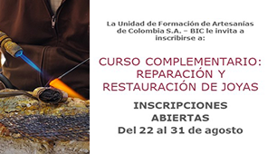 Programa de Formación Complementario presencial: Reparación y restauración de joyas.