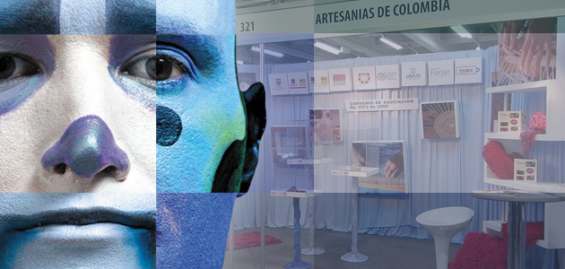 Stand de Artesanías de Colombia en la Tienda Persa - Corferias