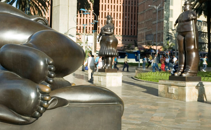 alt: Parque de las Esculturas and Botero Plaza