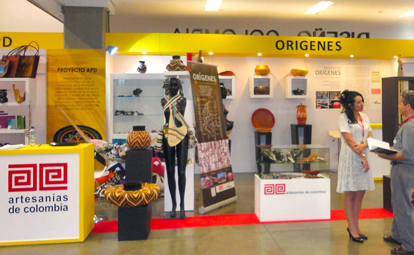 Stand Proyecto Orígenes Expoartesano Medellín 2013